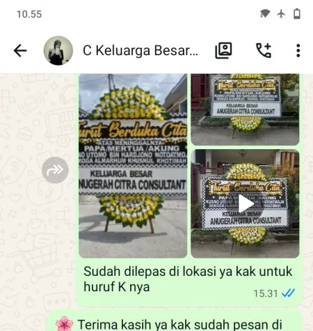 Pengiriman Papan Bunga Duka Cirebon