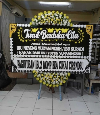 Papan Bunga di Cirebon
